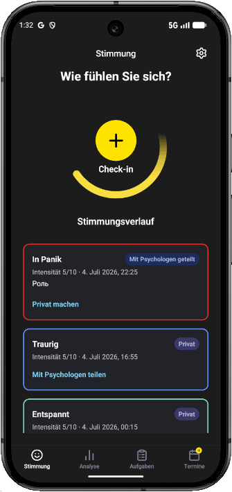 Optionale Patienten-Begleit-App