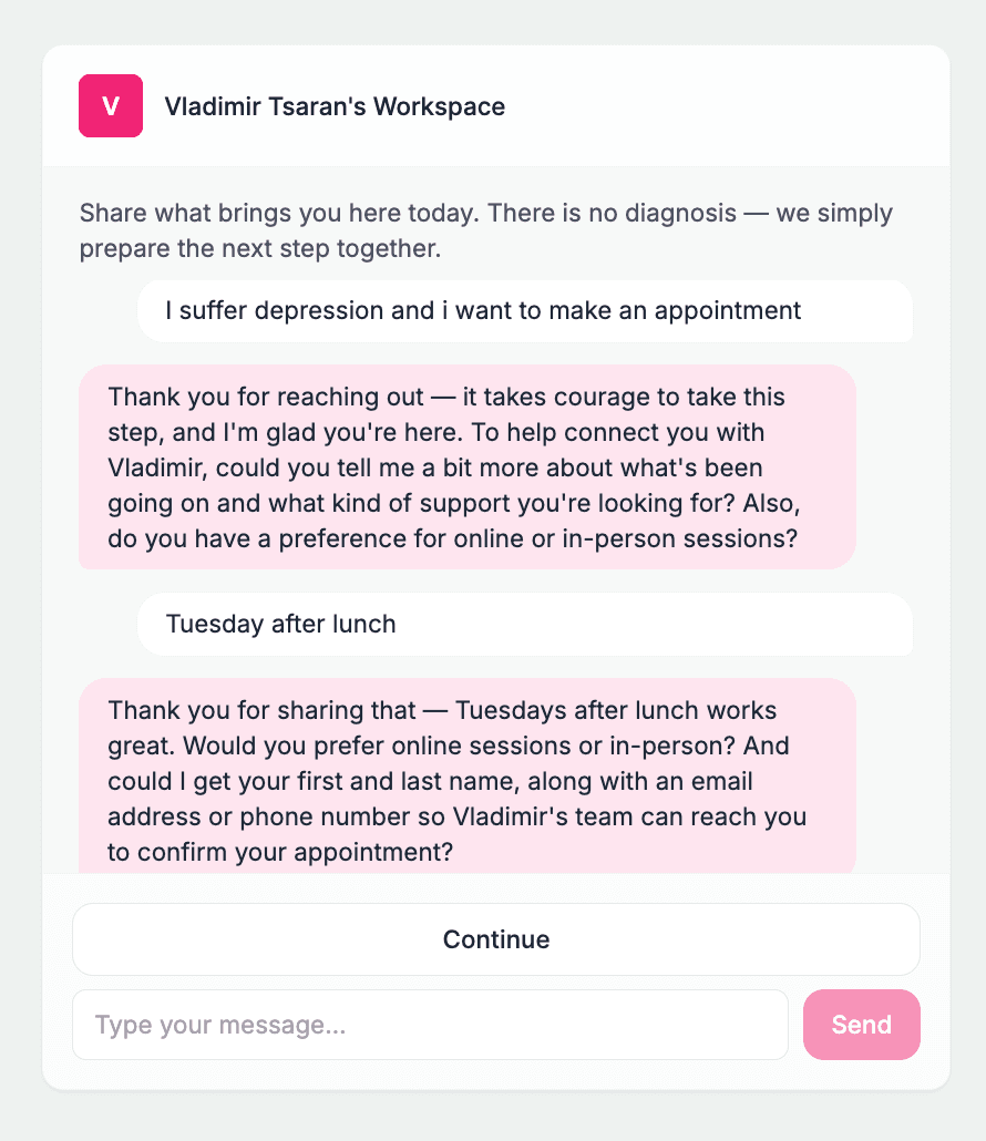 Accept patients when you have capacity