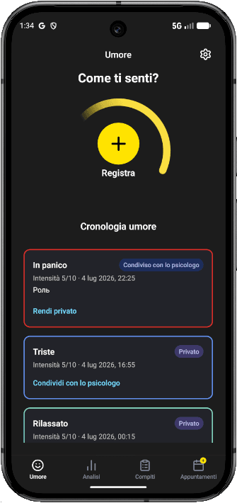 App companion opzionale per i pazienti