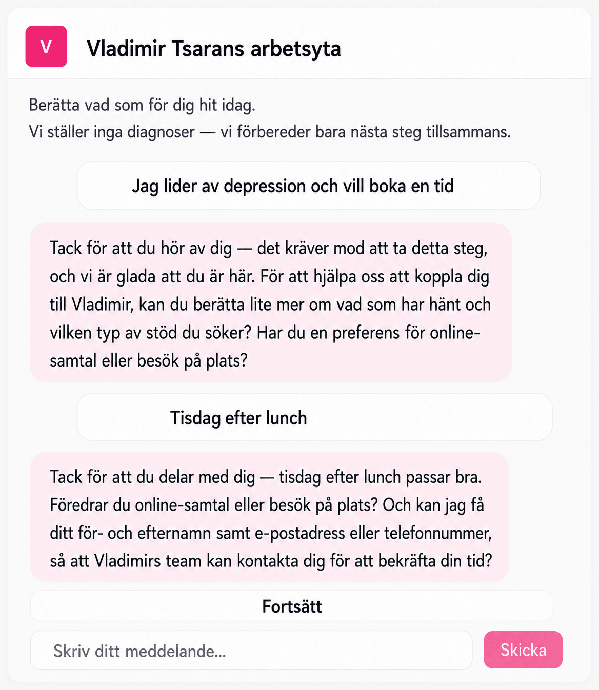 Ta emot patienter när du har kapacitet