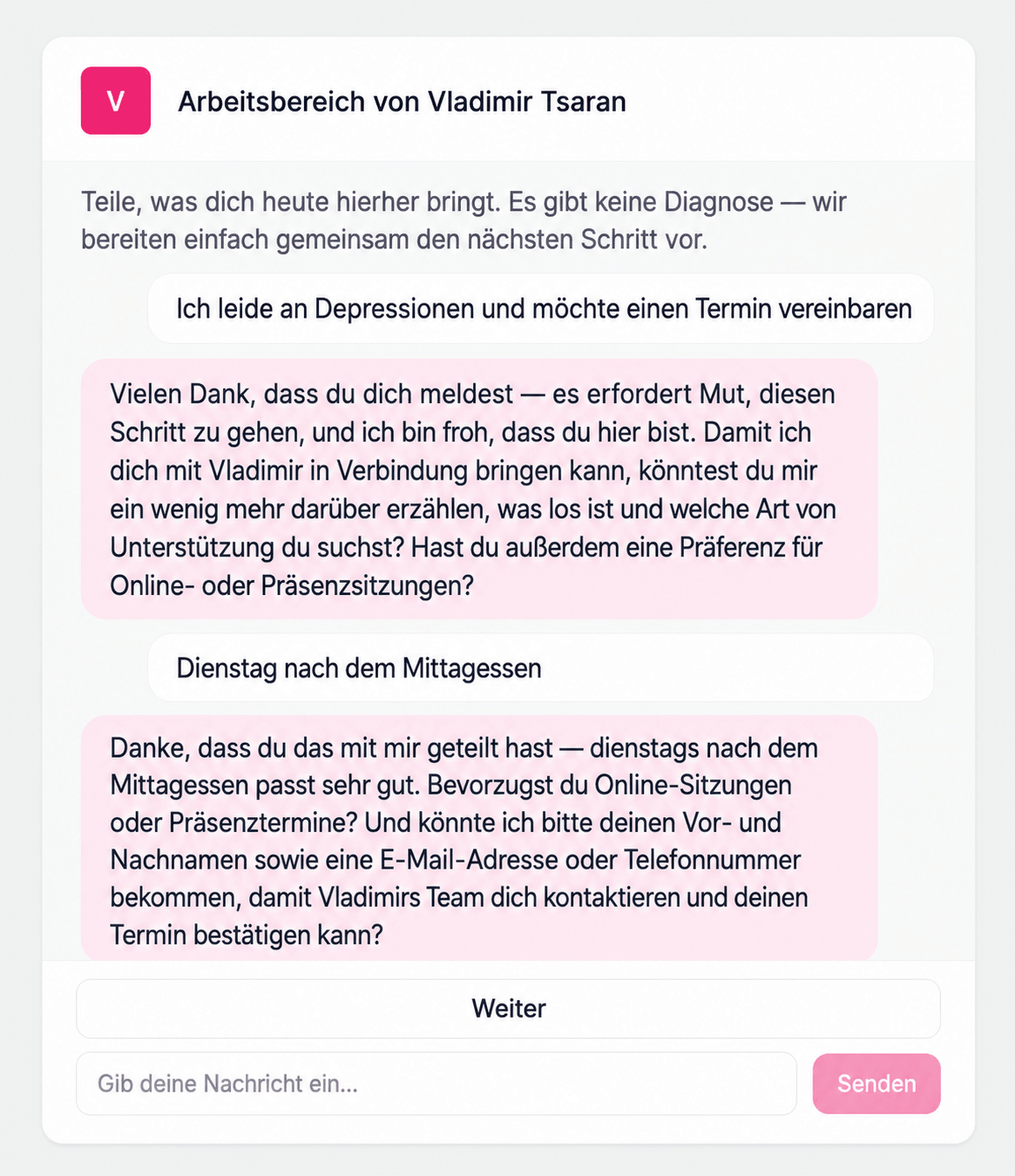 Buchungs-Widget für Ihre Website