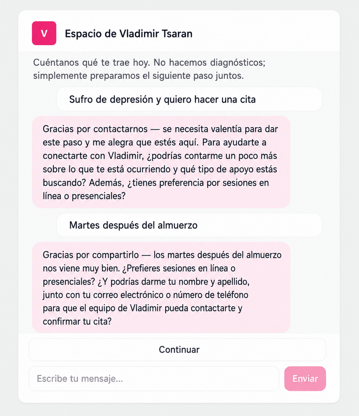 Widget de reservas para su web