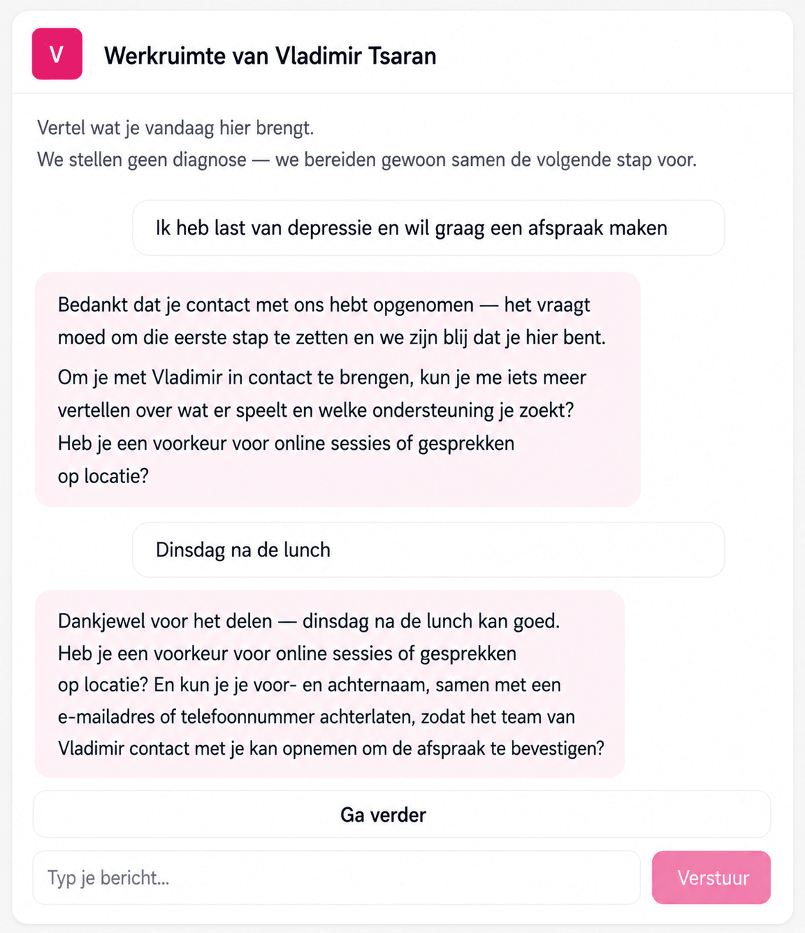 Boekingswidget voor uw website