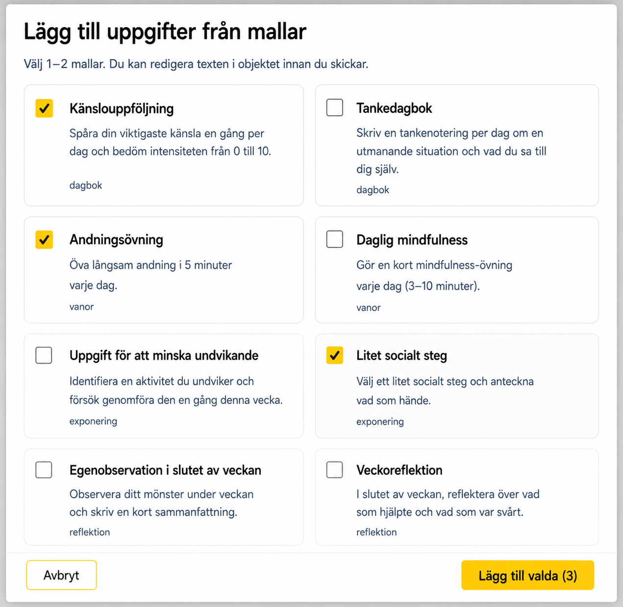 Läxor och uppföljning