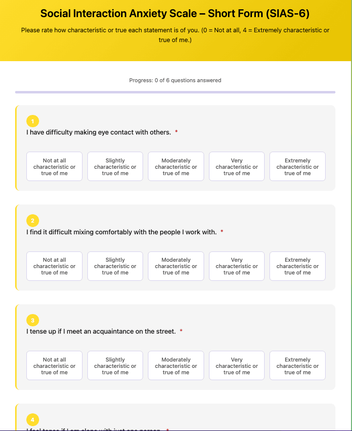 Questionnaires
