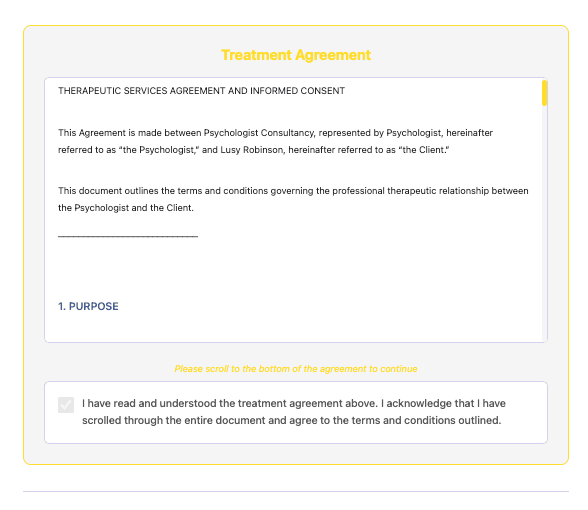 Agreements